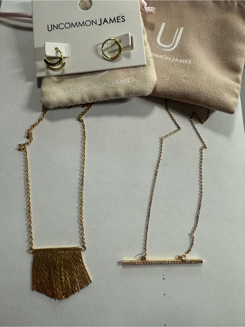 Uncommon James necklace earring bundle jewelry